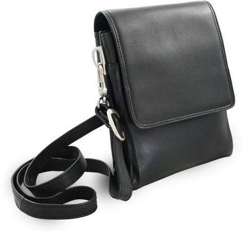 Arwel black leather bag / crossbag Giselle - Shoulder Bag - Main image