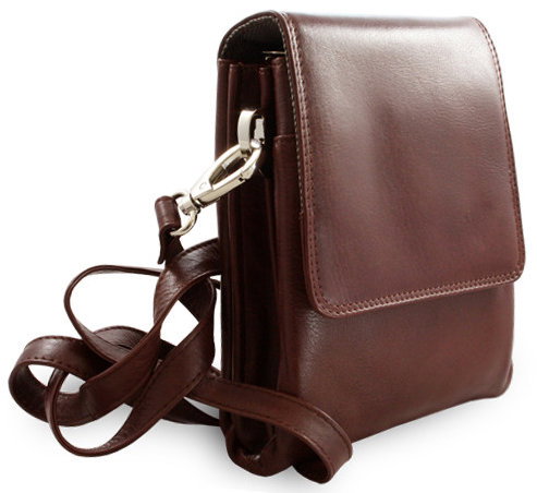 Arwel brown leather bag / crossbag Giselle - Shoulder Bag - Main image