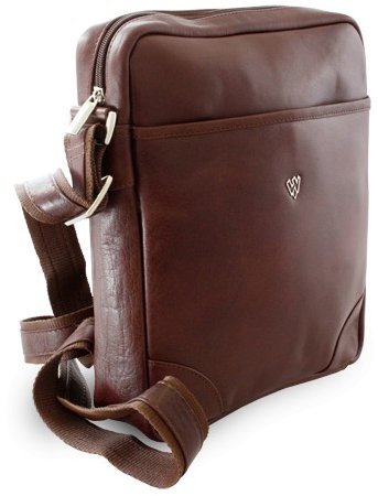 Arwel brown leather bag / crossbag Semell - Shoulder Bag - Main image