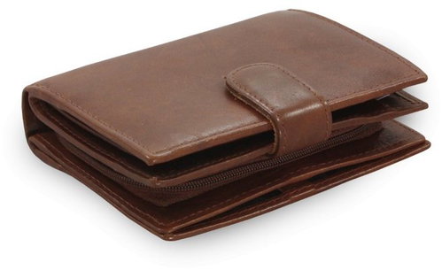 Arwel Kendall Dark Brown Leather Wallet - Wallet - Main image