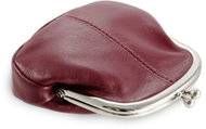 Arwel Isabella Claret Red Leather Clasp Purse - Wallet