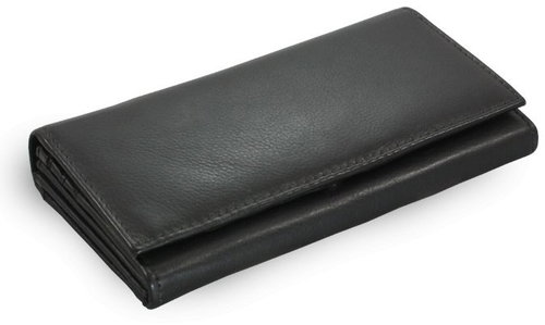 Arwel Esmel Black Leather Clutch Wallet - Wallet - Main image