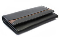 Arwel Athina Dark Brown Leather Purse - Wallet