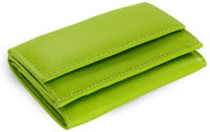 Arwel Athena Small Green Leather Wallet - Wallet