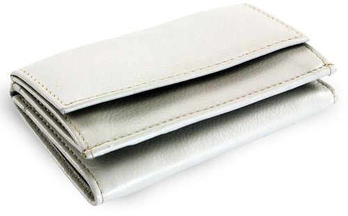 Arwel Athena Small Grey Leather Wallet - Wallet - Main image