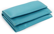 Arwel Athena Small Turquoise Leather Wallet - Wallet