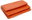 Small Orange Leather Athena Purse