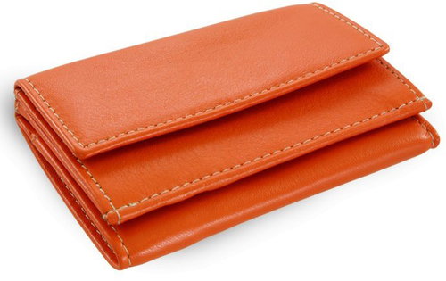 Arwel Small Orange Leather Athena Purse - Wallet - Main image
