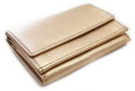 Arwel Athena Small Gold Leather Wallet - Wallet