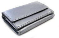 Arwel Athena Small Leather Purse – Silver - Wallet