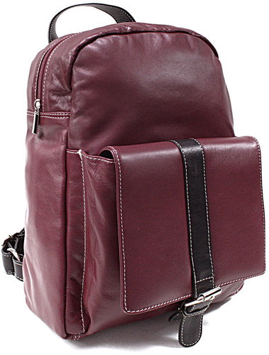 Arwel Fridlie leather, dark red - Backpack - Main image
