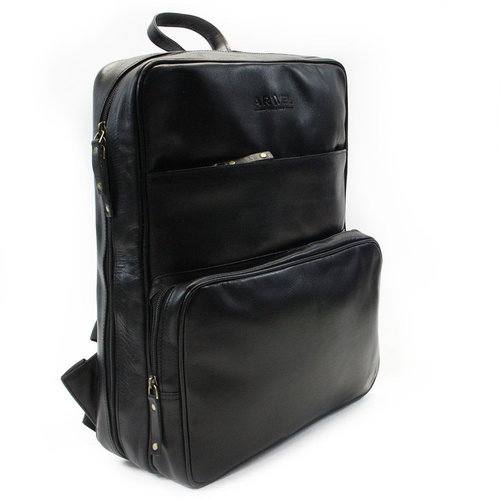 Arwel Lótiel leather, black - Backpack - Main image