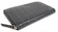 Arwel Rutger Croco Grey Leather Wallet - Wallet