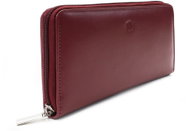 Arwel Gudmar Women's Burgundy Leather Purse - Wallet
