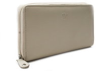 Arwel Gudmar Women's Leather Purse – Grey-Beige - Wallet