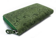 Arwel Aristea Leather Purse Green - Wallet