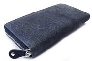 Arwel Aristea Blue Leather Purse - Wallet