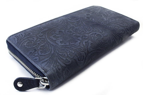 Arwel Aristea Blue Leather Purse - Wallet - Main image