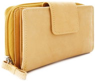 Arwel Xylia Yellow Leather Purse - Wallet