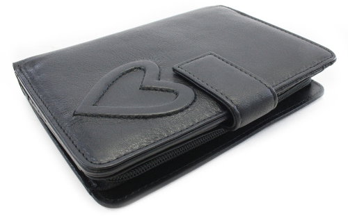 Arwel Taiga Black Leather Wallet - Wallet - Main image