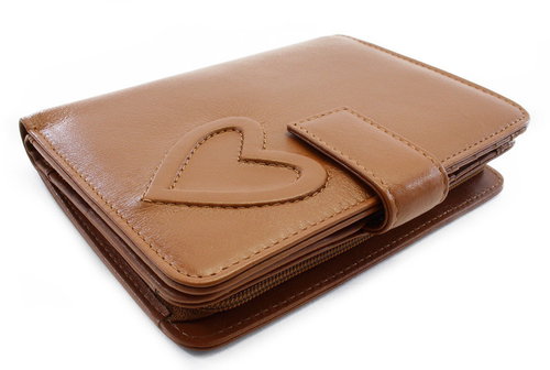 Arwel Taiga Leather Brown Pencil Case - Wallet - Main image