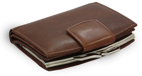 Arwel Norah Dark Brown Leather Purse - Wallet - Main image