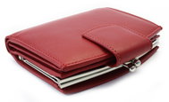 Arwel Red Leather Purse Norah - Wallet