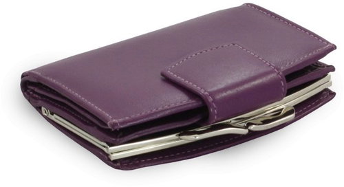 Arwel Norah Purple Leather Wallet Main image Arwel Norah Purple Leather Wallet - Wallet - Main image