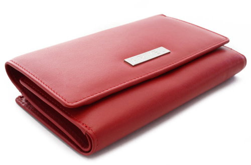 Arwel Tsuda Large Red Leather Purse - Wallet - Main image