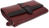Arwel Madison Red and Black Leather Clutch Wallet - Wallet