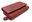Aspasia Pattern Red Leather Medium Wallet
