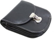 Arwel Clariens Small Black Leather Wallet - Wallet