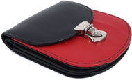 Arwel Clariens Small Black and Red Leather Purse - Wallet