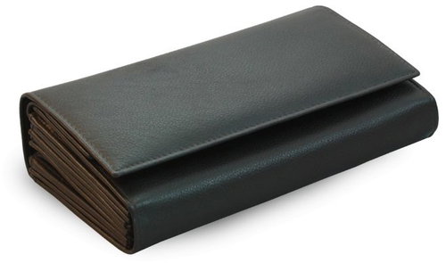 Arwel Kaeden black leather waiter's wallet - Wallet - Main image