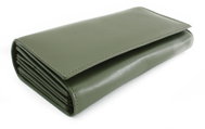 Arwel Nolan green leather waiter's wallet - Wallet