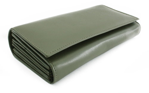 Arwel Nolan green leather waiter's wallet - Wallet - Main image