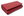 Red leather waiter's purse