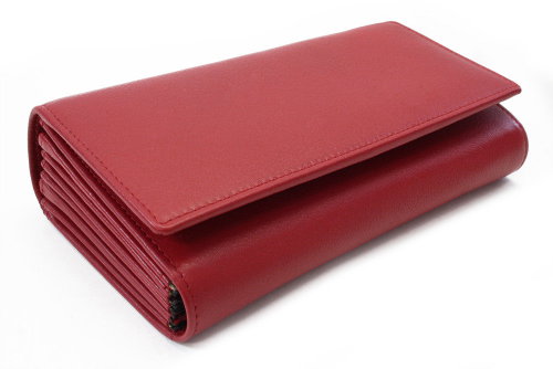 Arwel Daniela red leather waiter's purse - Wallet - Main image