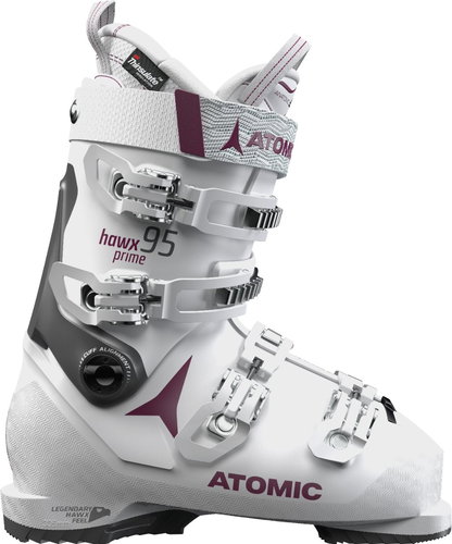 Atomic Hawx Prime 95 W White / Purple size 37.5 EU / 240 mm - Ski Boots - Main image