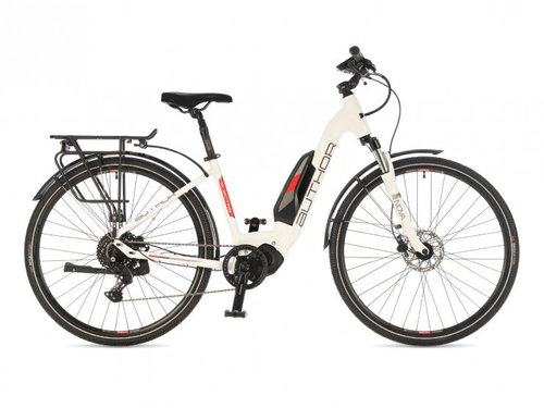 AUTHOR Electra - 19" bílá/červená - Electric Bike - Main image