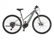 AUTHOR Enigma - 19" silver/green - Electric Bike