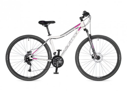 AUTHOR Vertigo ASL - 15" white/silver/pink - Cross Bike - Main image