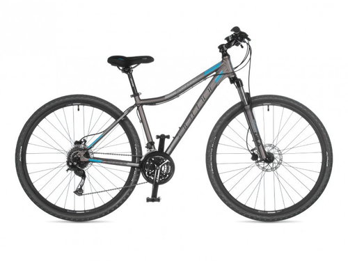AUTHOR Vertigo ASL - 19" silver/matte/blue - Cross Bike - Main image