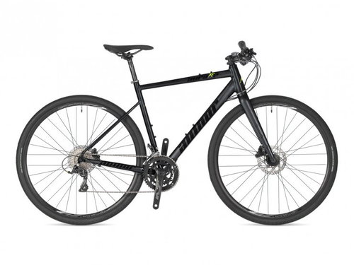 AUTHOR Aura XR2 - 52 šedá/limeta - Gravel Bike - Main image