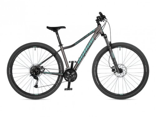 AUTHOR Solution 29 ASL - 16", silver/matte/green - Mountain Bike - Main image