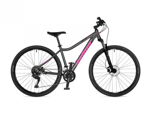 AUTHOR Grand ASL - 17" silver/pink - Cross Bike - Main image