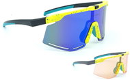 AUTHOR Goggles ZX8 S! bright Orange 65/BlueRevo 13 yellow-neon/green - Cycling Glasses