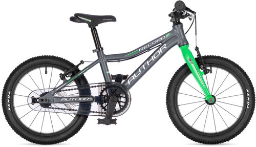 AUTHOR Record 16 2025 9" Grey/Green - Children's Bike - Main image