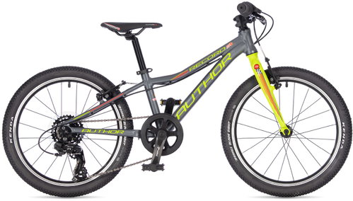 AUTHOR Record 20 2025 10" Grey/Lime/Red - Children's Bike - Main image