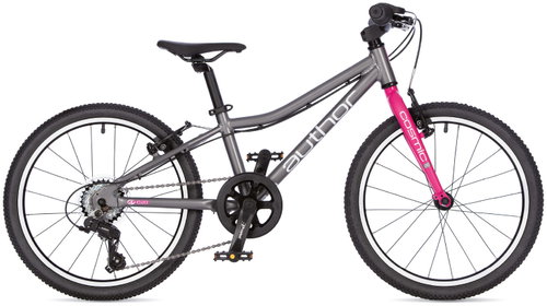 AUTHOR Cosmic 20 2026 10" Silver/Pink Main image AUTHOR Cosmic 20 2026 10" Silver/Pink - Children's Bike - Main image